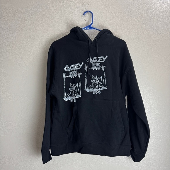 Obey Double Fairy Swing Vintage Jacket Size Large
